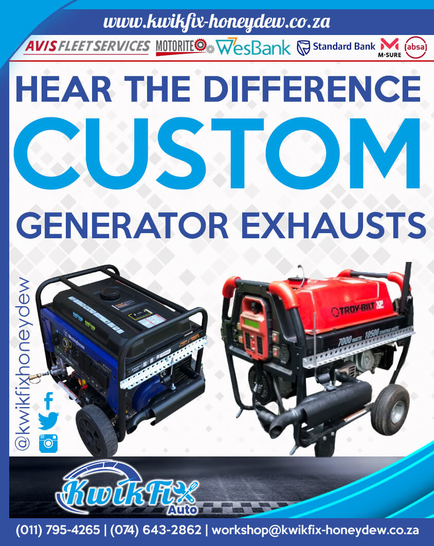 Custom Generator Exhausts