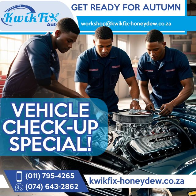 Get a quick vehicle check-up at Kwik Fix Auto